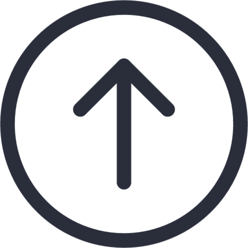 arrow up circle icon