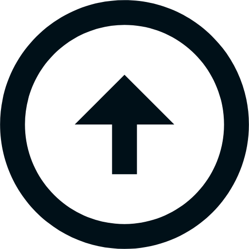 arrow up circle line icon