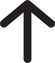 arrow upward outline icon