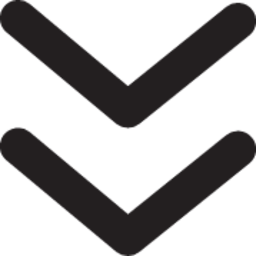 arrowhead down outline icon