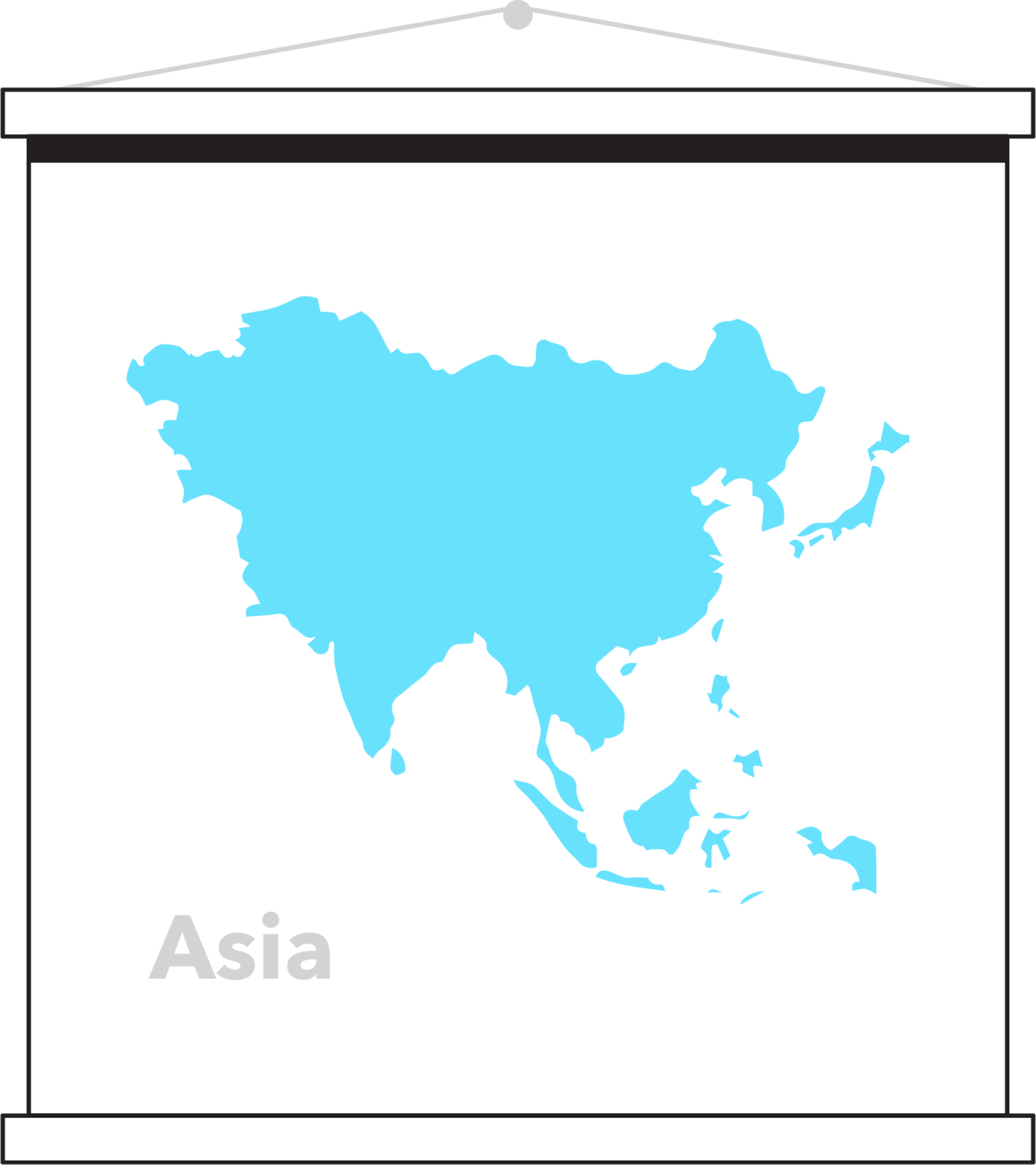 Asia illustration