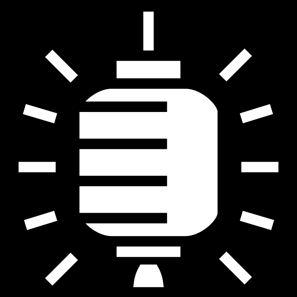 asian lantern icon