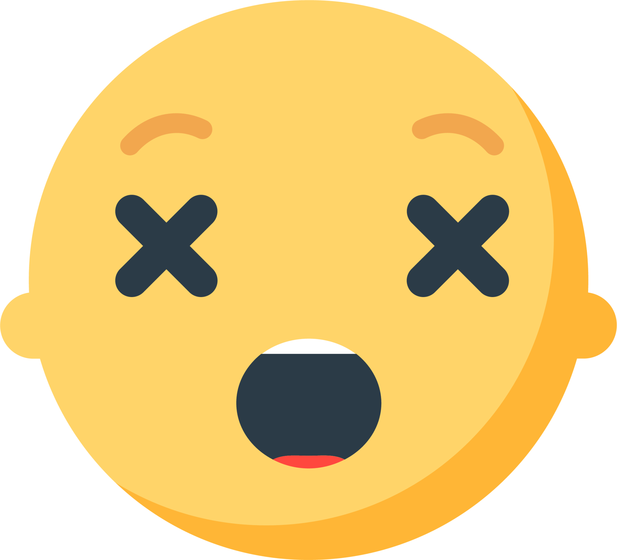 Face screaming in fear emoji Emoji - Download for free – Iconduck