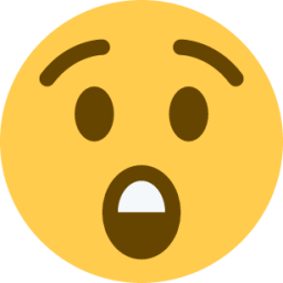 astonished face emoji