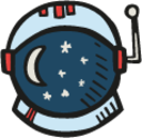 astronaut helmet icon