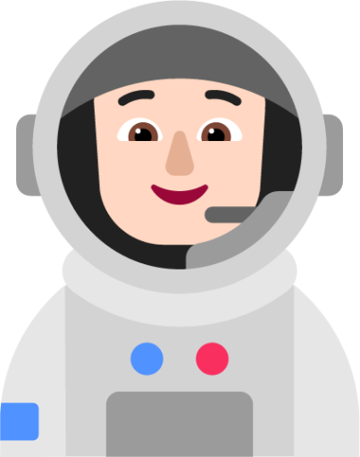 astronaut light emoji