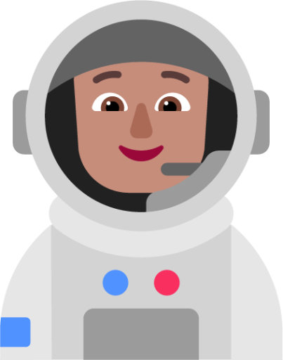 astronaut medium emoji