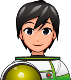 astronaut (plain) emoji
