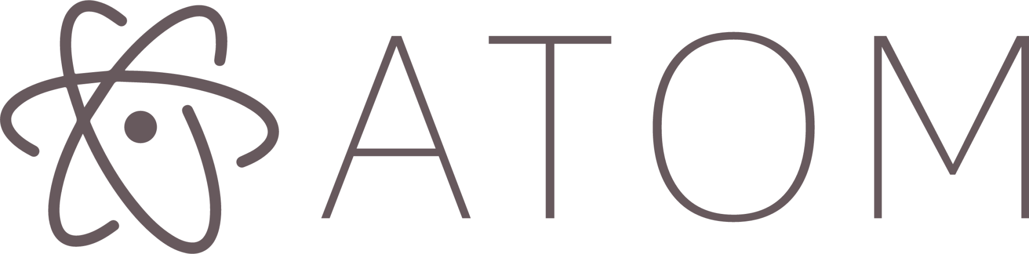 atom original wordmark icon