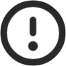 attention circle icon