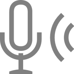 audio input microphone high symbolic icon