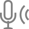 audio input microphone high symbolic icon