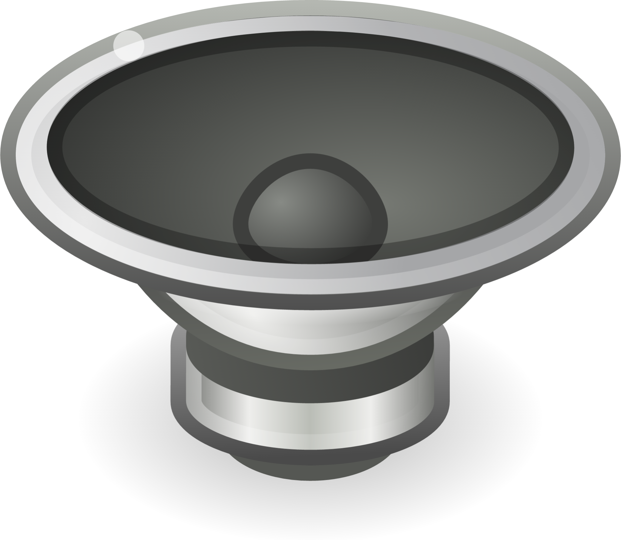audio speaker center back icon