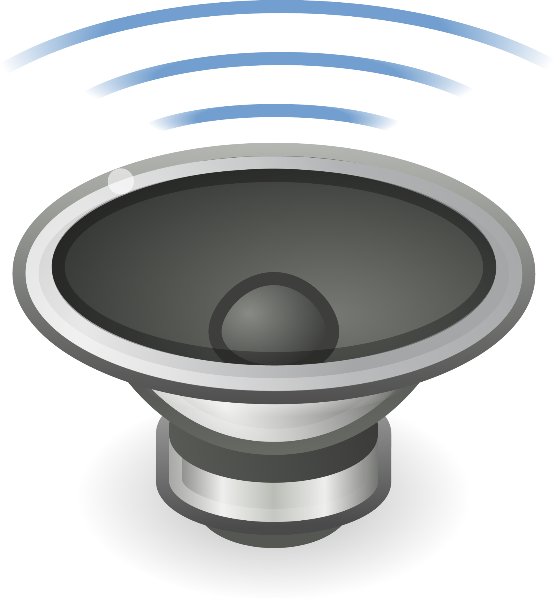 audio speaker center back testing icon
