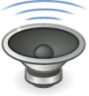 audio speaker center back testing icon