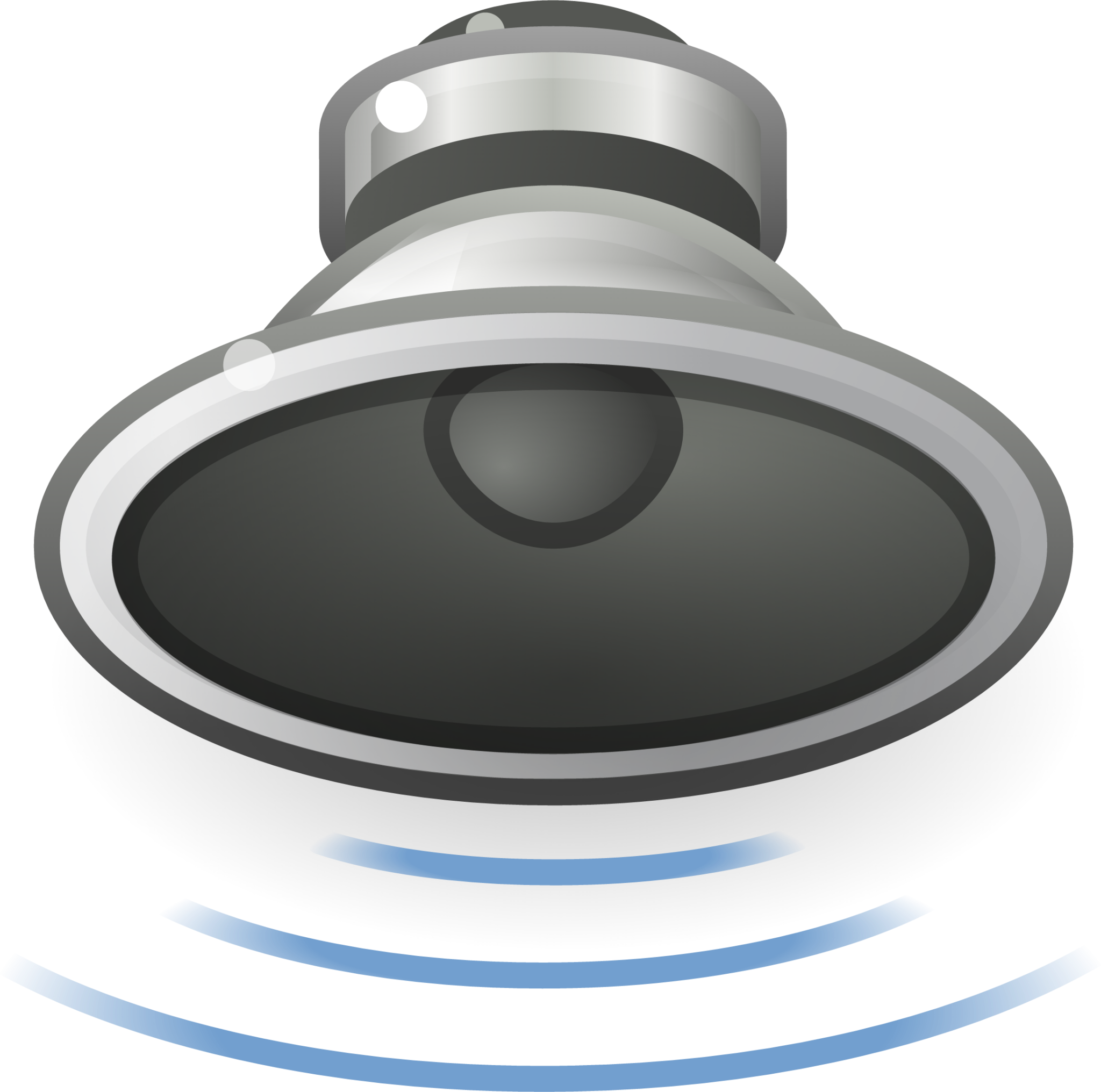 audio speaker center testing icon