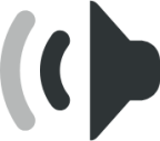 audio volume medium rtl symbolic icon