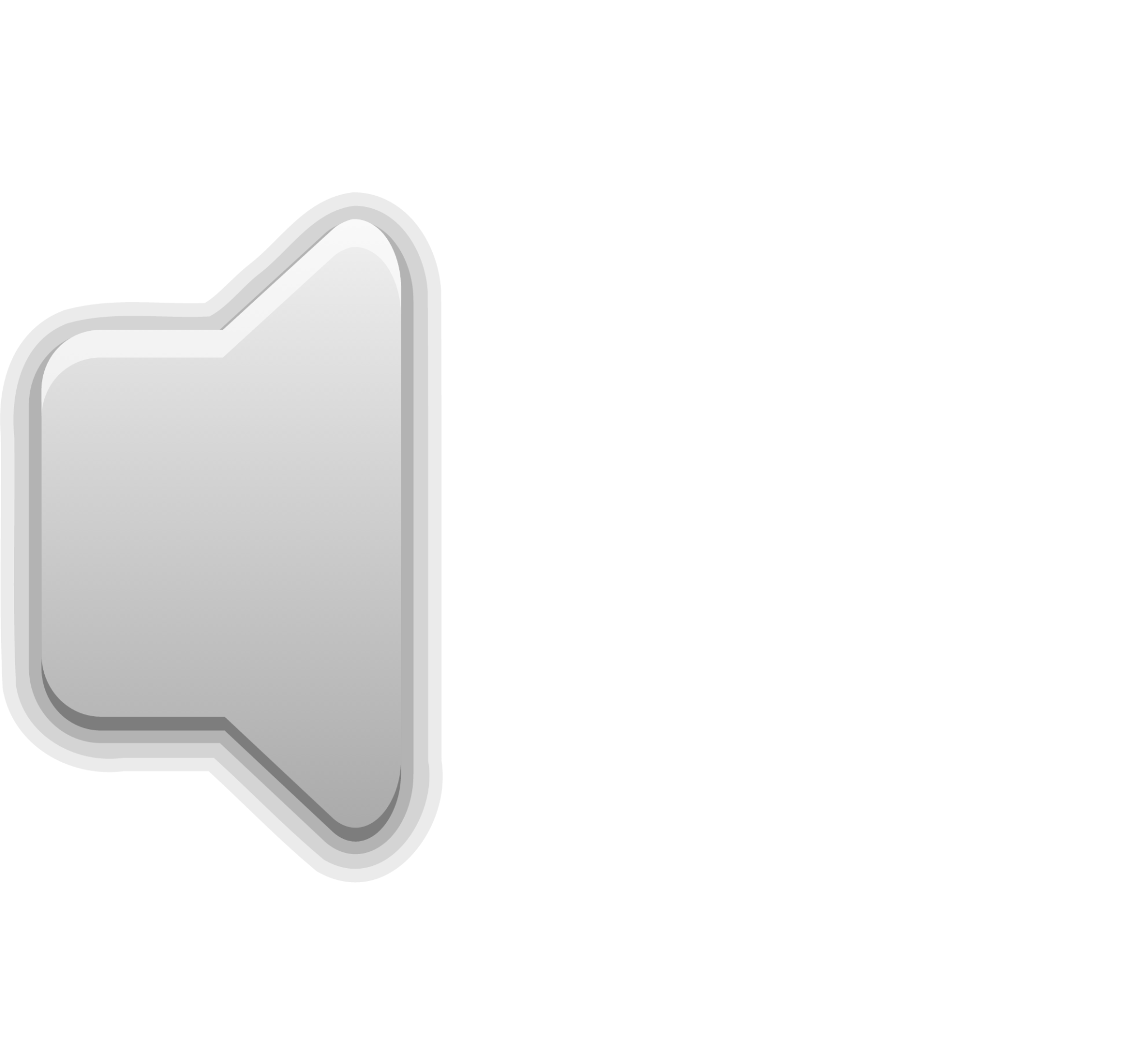 audio volume zero panel icon