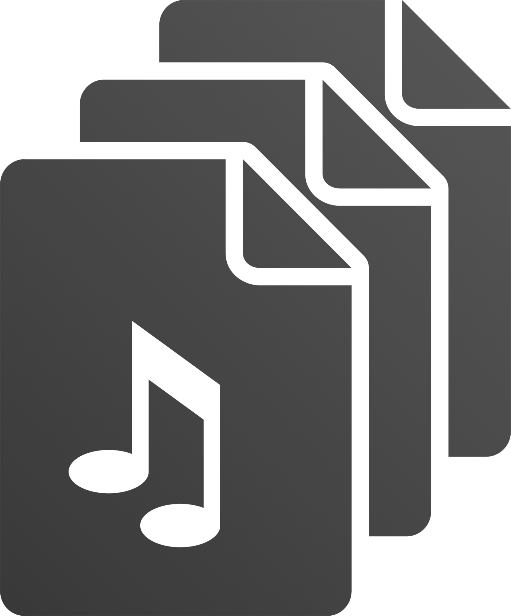 audio x mp3 playlist icon