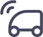 autonomous vehicle transportation icon