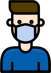 avatar coronavirus covid19 man mask person wearing illustration