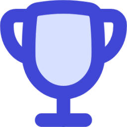 award trophy reward rating trophy social award media icon