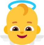 baby angel default emoji