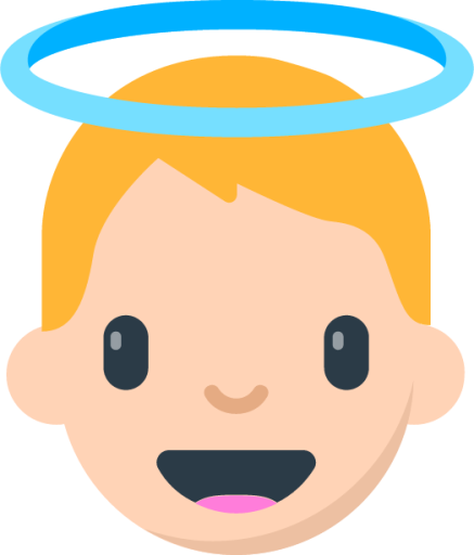 baby angel emoji