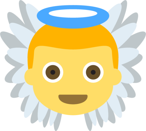 baby angel emoji