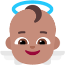 baby angel medium emoji