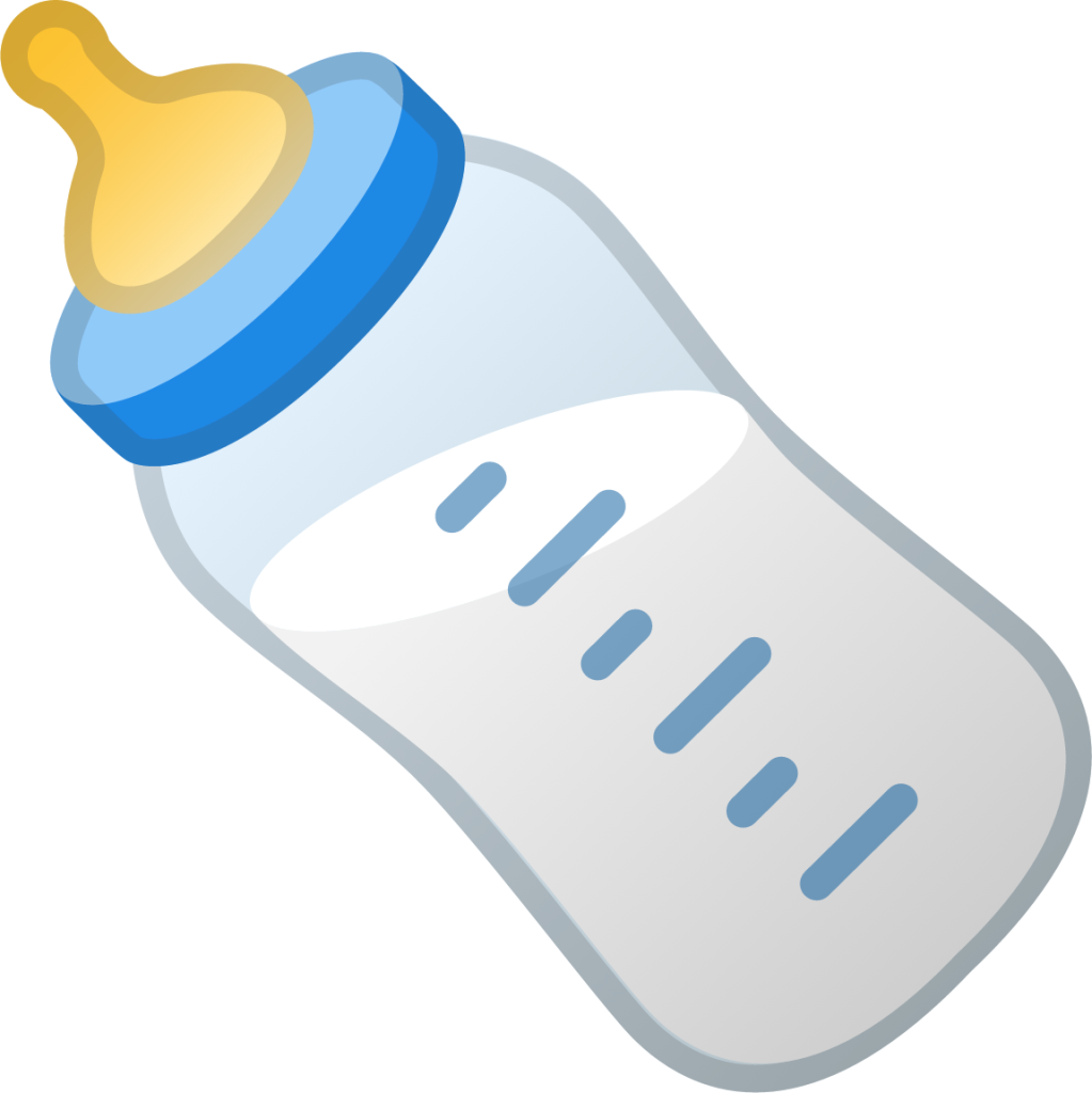 baby bottle emoji