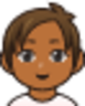 baby (brown) emoji