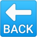 BACK arrow emoji