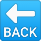 BACK arrow emoji