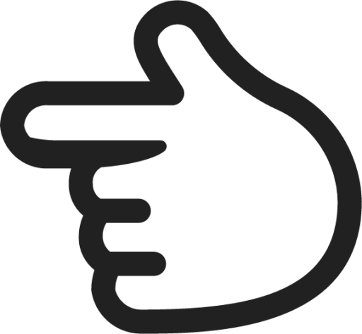 backhand index pointing left emoji