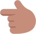 backhand index pointing left medium emoji