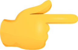 Backhand index pointing right emoji emoji