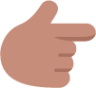 backhand index pointing right medium emoji