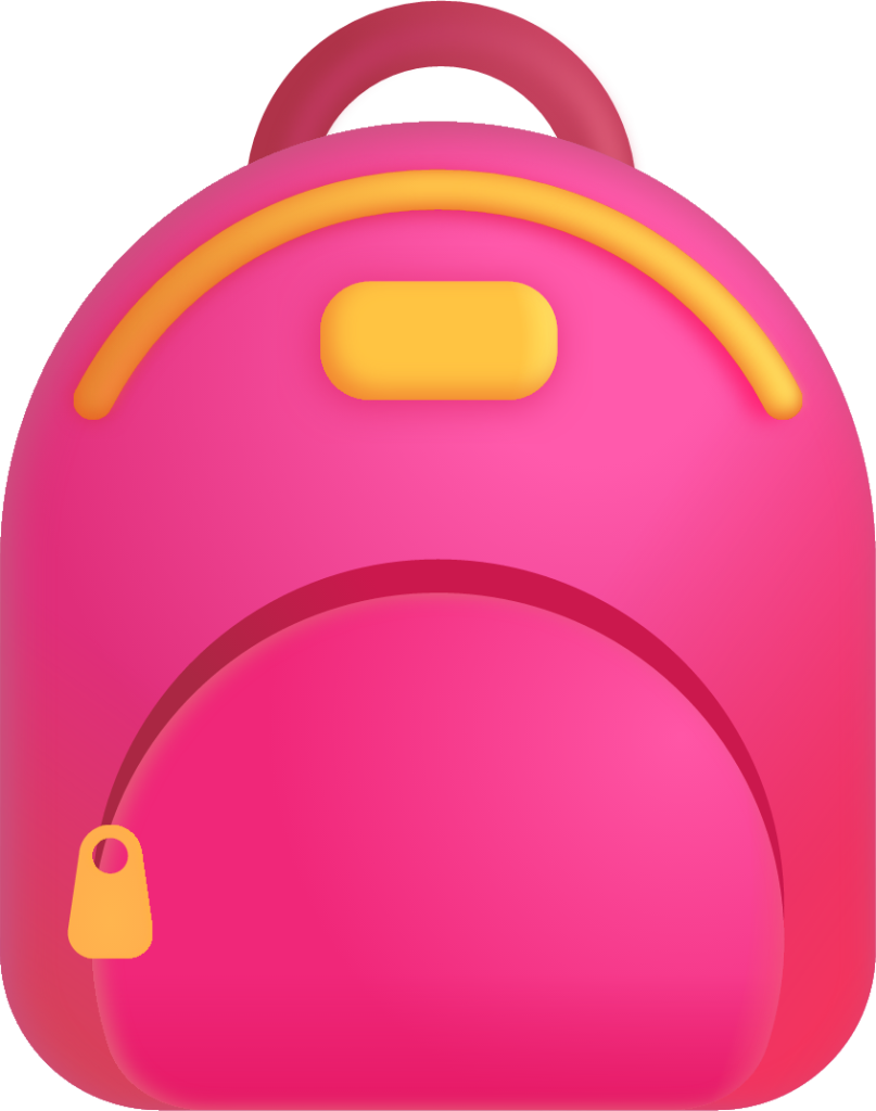 backpack emoji