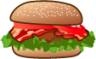 bacon burger emoji
