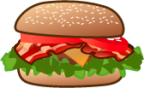bacon cheeseburger emoji