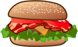 bacon cheeseburger emoji