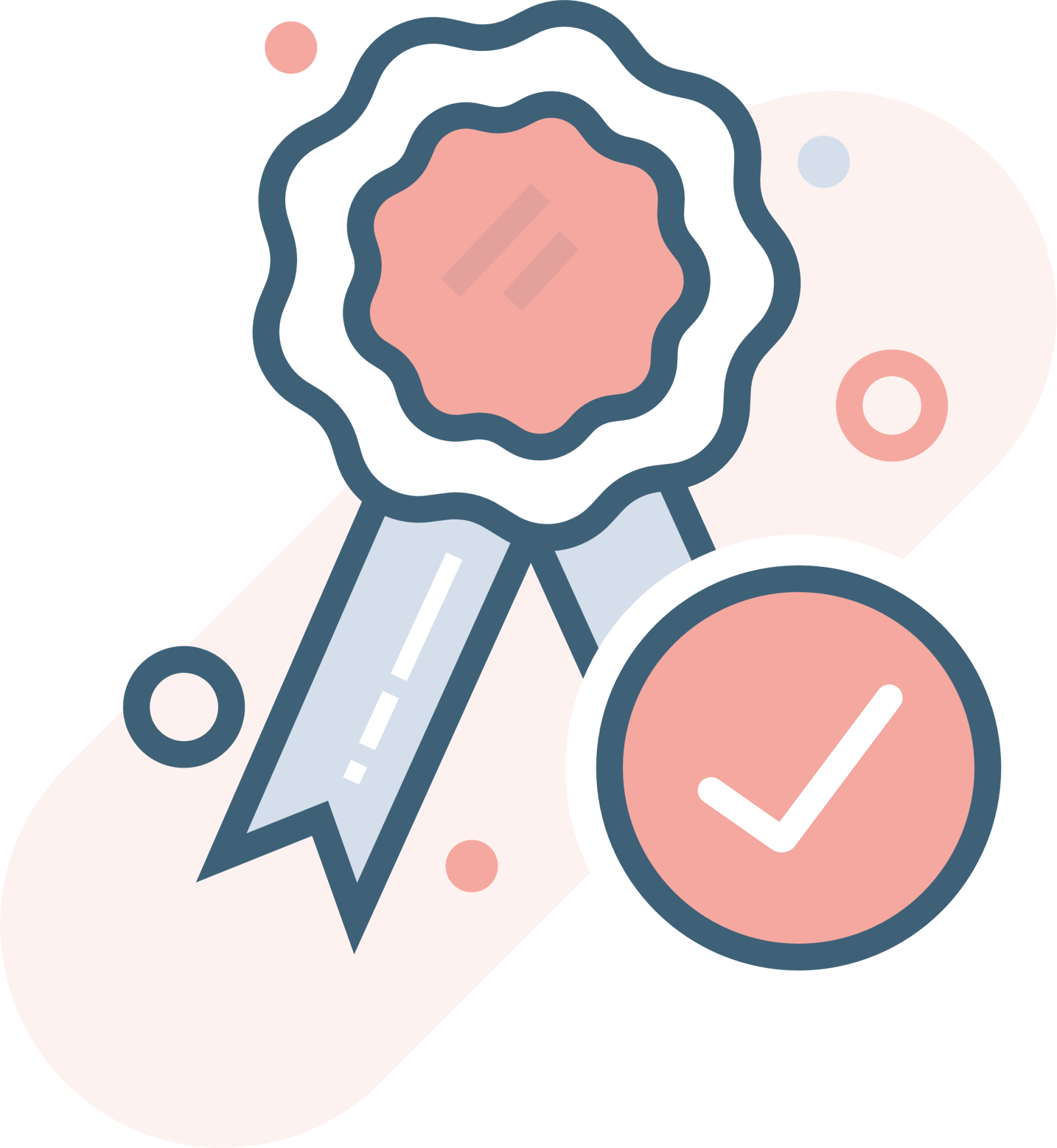 badge award checkmark illustration