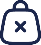 Bag Cross icon