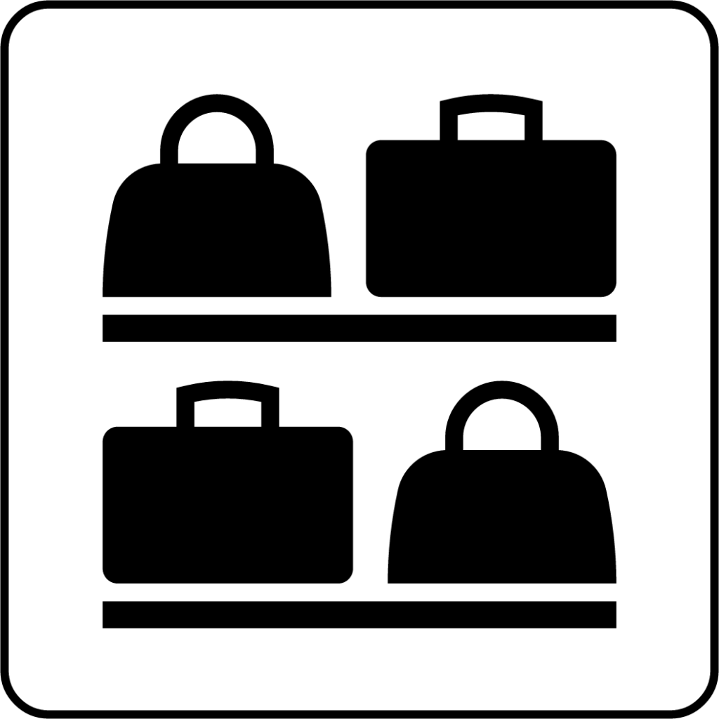 baggage storage icon