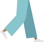 baggy pants shoes light blue illustration