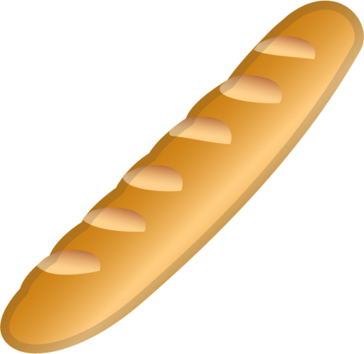baguette bread emoji