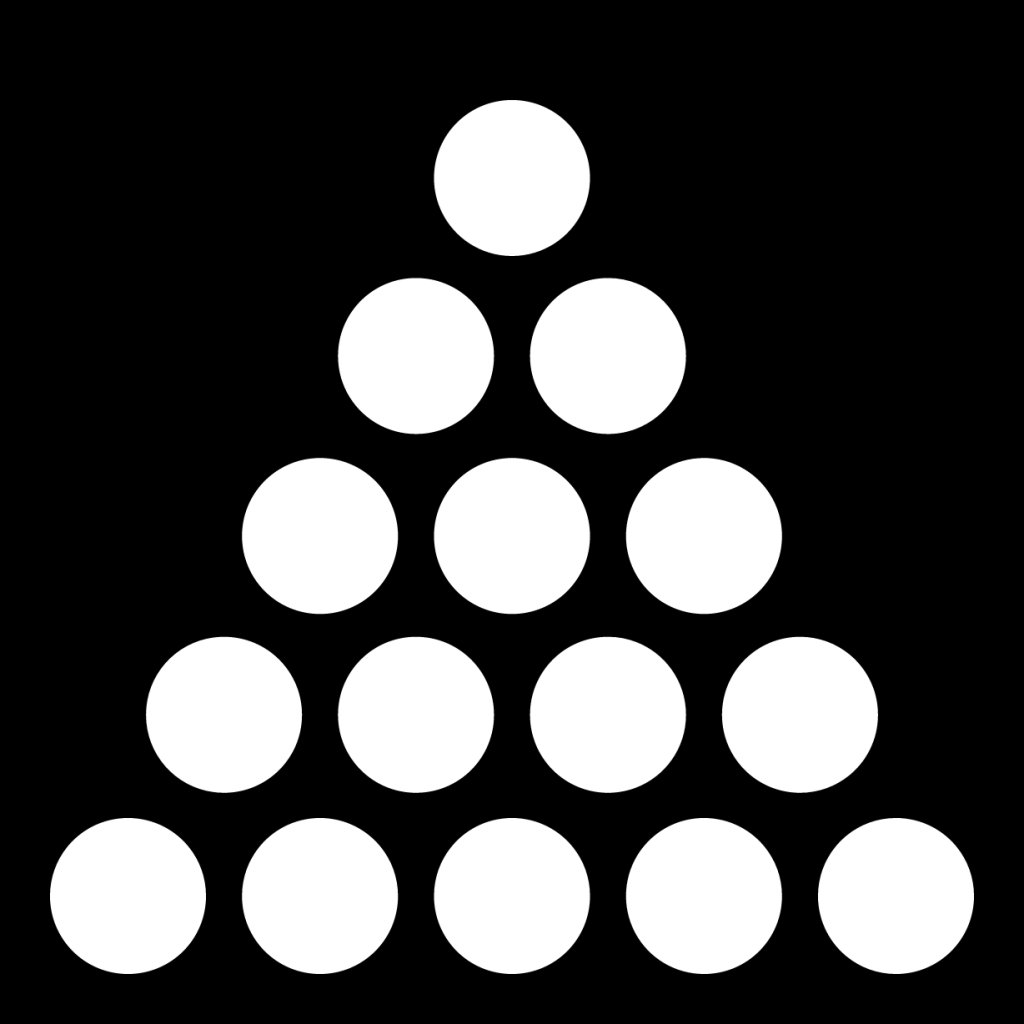 ball pyramid icon