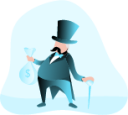 Banker illustration