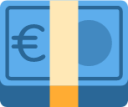 banknote with euro sign emoji
